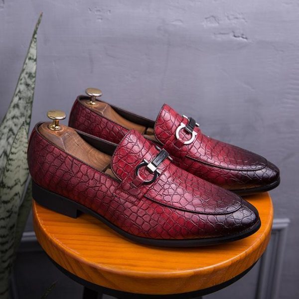 Casual leather shoes men outdoor loafers - 191227
